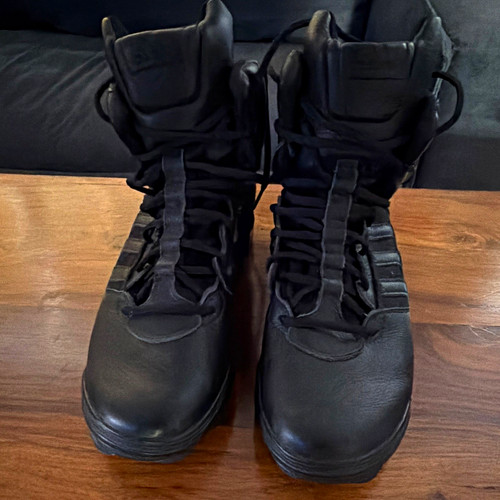 Adidas men black leather - men’s,