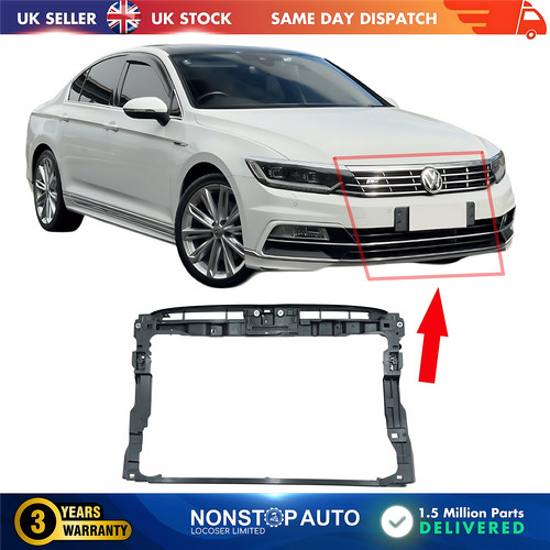 Front slam panel - front, radiator