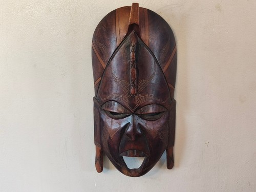 African tribal mask hand - mask,
