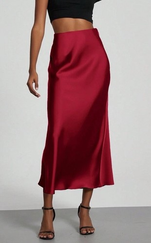 Shein red satin - shein,