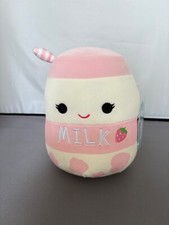 Squishmallow 7.5inch Amelie The Strawberry Milk With Tag
