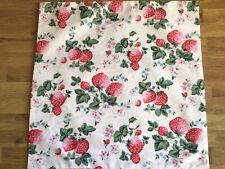 Cushion Cover Made W/ Cath Kidston Strawberry & Ditsy Floral Cotton Fabric New