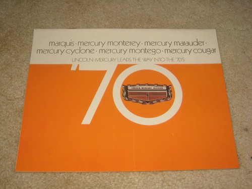 1970 mercury full line - 1970,