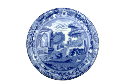 Spode blue italian teapot - spode,