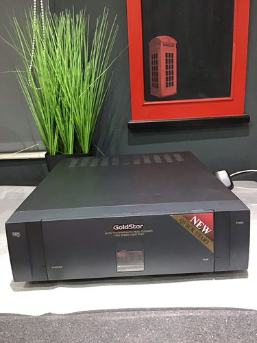 Goldstar 500i vcr vhs player - goldstar,