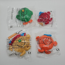 Vintage Mr Men Plush Toys McDonalds Happy Meal x 4 009