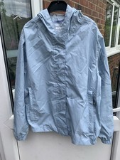 Gelert girl’s Pale Blue Pack away Rain Jacket. Age 11-12 Years.