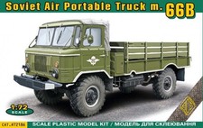 Ace 72186 1:72 Russian GAZ-66B Military Air Portable truck model
