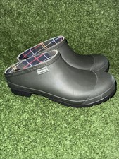 Barbour Quinn Olive Green Wellie Clogs Size 11 Men’s Brand New
