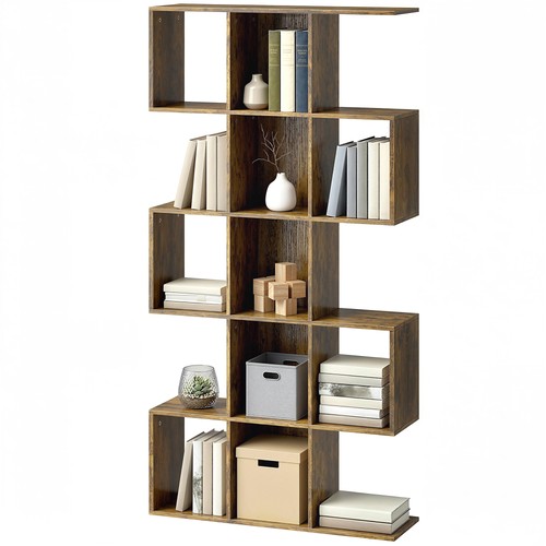 Homcom geometric bookshelf - geometric,