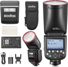 Godox V1Pro-NUCamera Flash Speedlite for Nikon, with Detachable Sub Flash