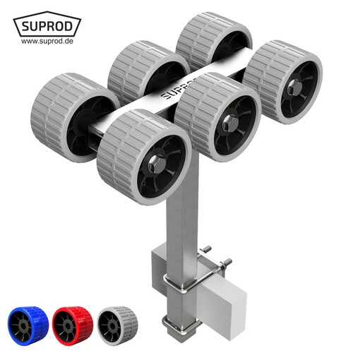 Fold rolls launching trolley - 6-fold,