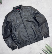 Vintage 70s Dainese Leather Jacket OPTI Zip Real Leather size 54 / Large