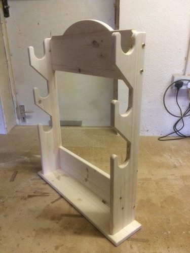 Air rifle gun - gun, rack