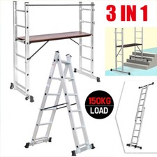 3in1 ladder scaffold aluminium - 3in1,