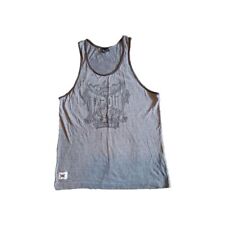 Tapout Mens L MMA UFC Mixed Martial Arts BJJ Grey Vest