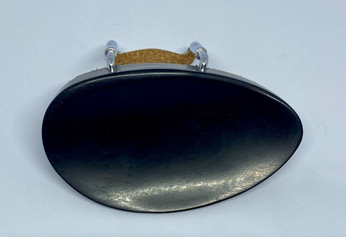 Unusual ebony violin chin - ebony,
