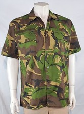 Genuine Surplus Dutch Army Lightweight Camo Shirt DPM SHORT Sleeve 3321