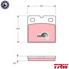 BRAKE PAD SET DISC PARKING