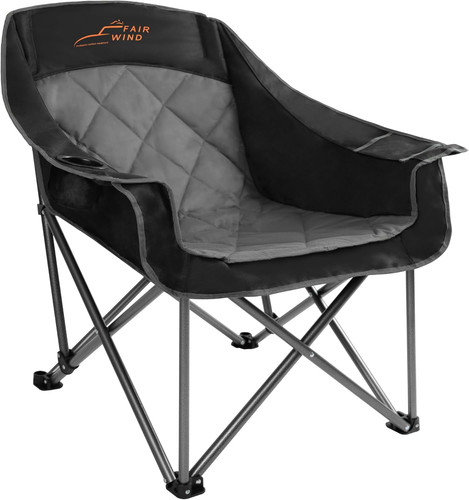 Oversized padded camping chair - camping,