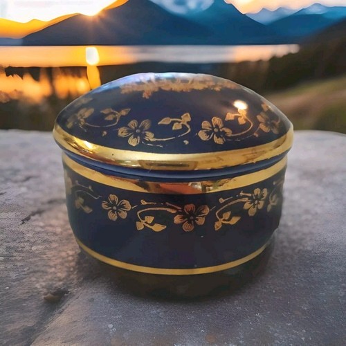 Vintage limoges france cobalt - vintage,