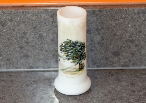 Vintage wirth glass vase - vintage,