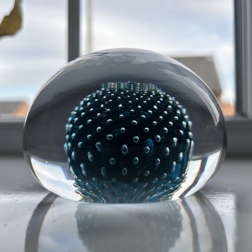 Whitefriars glass paperweight - glass,
