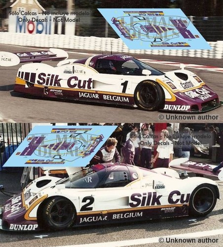 Decals jaguar xjr spa 1989 - jaguar,