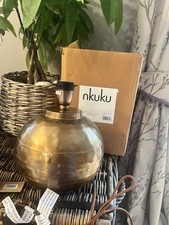 Nkuku Table Lamp - Antique