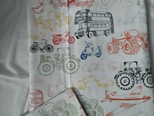 Ikea Kid's Single Duvet Cover Set Transport Design (Buses, Tractors, Planes etc)
