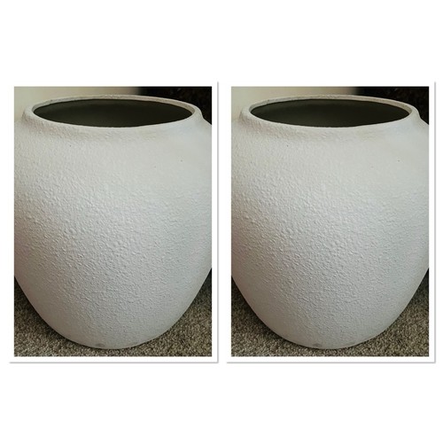 Pair large ceramic - ceramic, planters