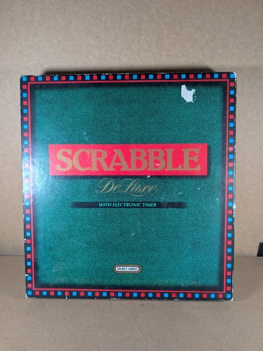 Scrabble deluxe board game - board,