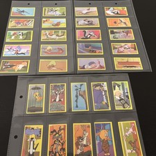 Barratt Trade Cards Candy Sticks Looney Tunes Cartoon Picture Cards set Of 30