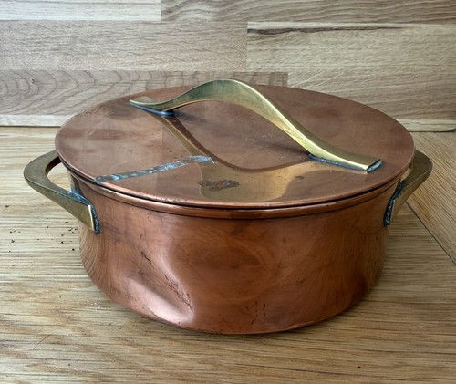 Dansk vintage copper saucepan - dansk,