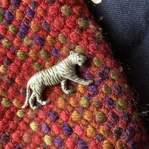 Tiger silver pewter - tiger,
