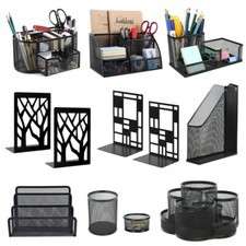 Black Mesh Office Desk Tidy
