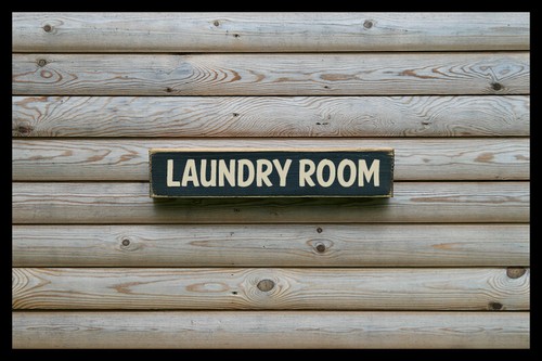 Laundry room vintage style - room,