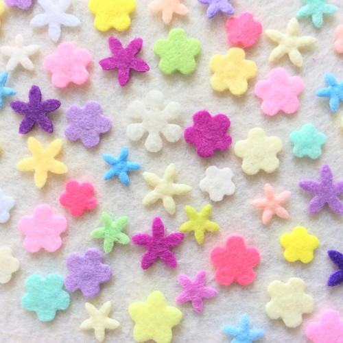 Tiny felt die cut - die, shapes