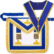 Masonic Regalia UK - Freemason Provincial Dress Collar and Apron Set - Masonic M