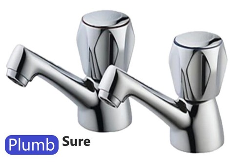 Pair chrome finish plumb - chrome,