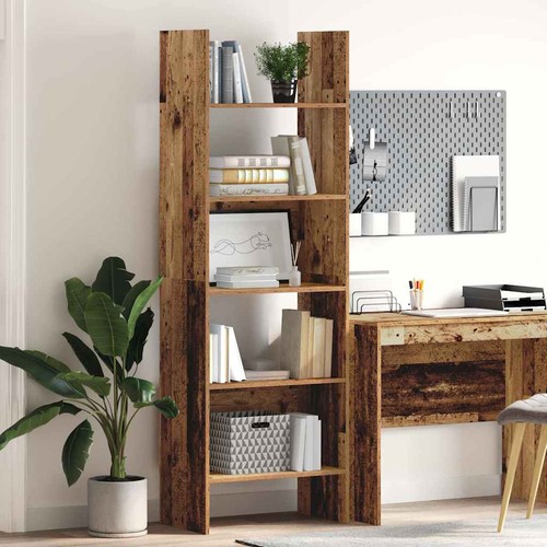 Vidaxl book cabinet tier - 5-tier, 60