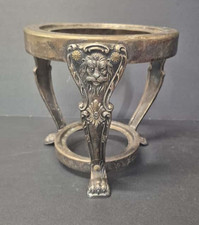 Vintage silver gothic lion