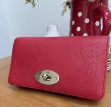  MULBERRY Bayswater red soft