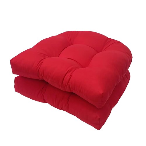 Wicker chair cushions 2pc - wicker,