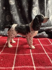 Springer Spaniel Dog Black And White Ornament Figurine