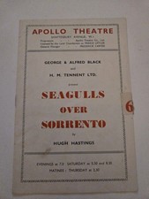Seagulls Over Sorrento Programme 1950s William Hartnell Apollo Theatre London
