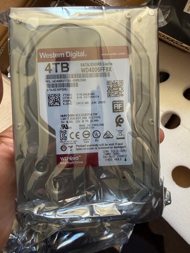 Wd4005ffbx 4tb sata hdd - 4tb, 3.5"