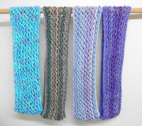 Handknitted infinity scarf - handknitted,