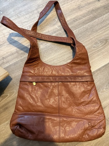 Gigi brown leather bag gold - gigi,