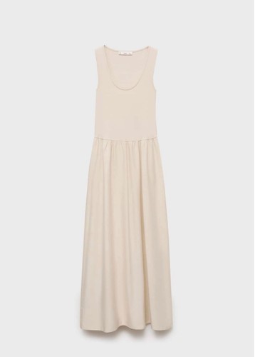 Mango cream drop waist - mango,